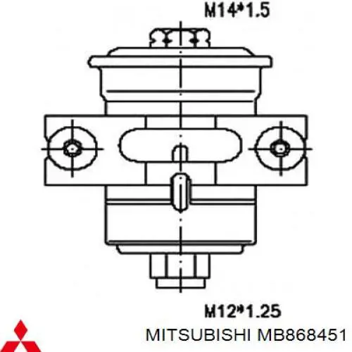 Топливный фильтр MB868451 Mitsubishi