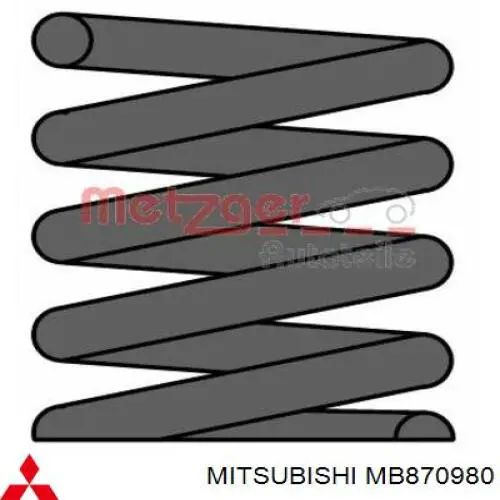 Купить MB870980 Mitsubishi Винтовая пружина подвеска