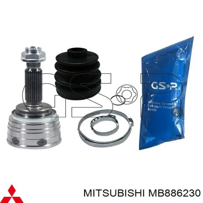 MB886230 Mitsubishi шрус наружный передний