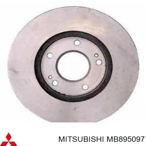 MB895097 Mitsubishi диск тормозной передний