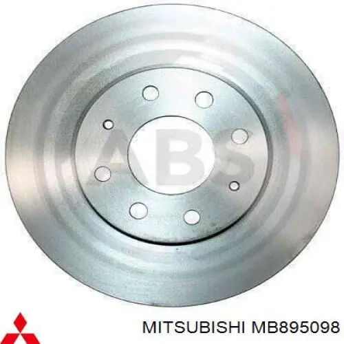 MB895098 Mitsubishi диск тормозной передний