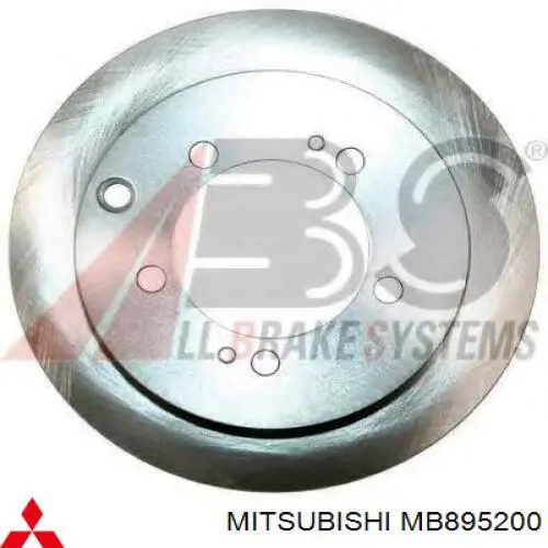 Задний тормозной диск Mitsubishi MB895200 цена, от 32.78 USD