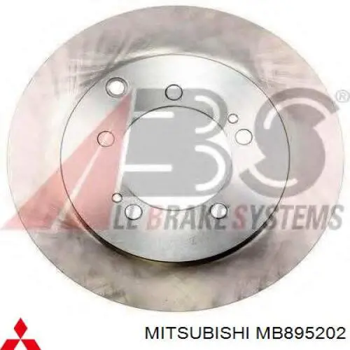 MB895202 Mitsubishi тормозные диски