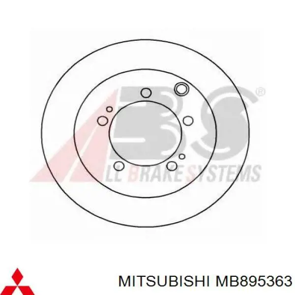 ADC44355 Blue Print Дисковый тормоз