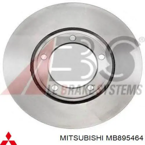 MB895464 Mitsubishi диск тормозной передний
