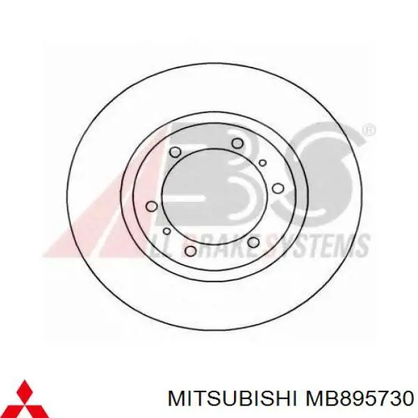 MB895730 Mitsubishi Диск тормозной передний