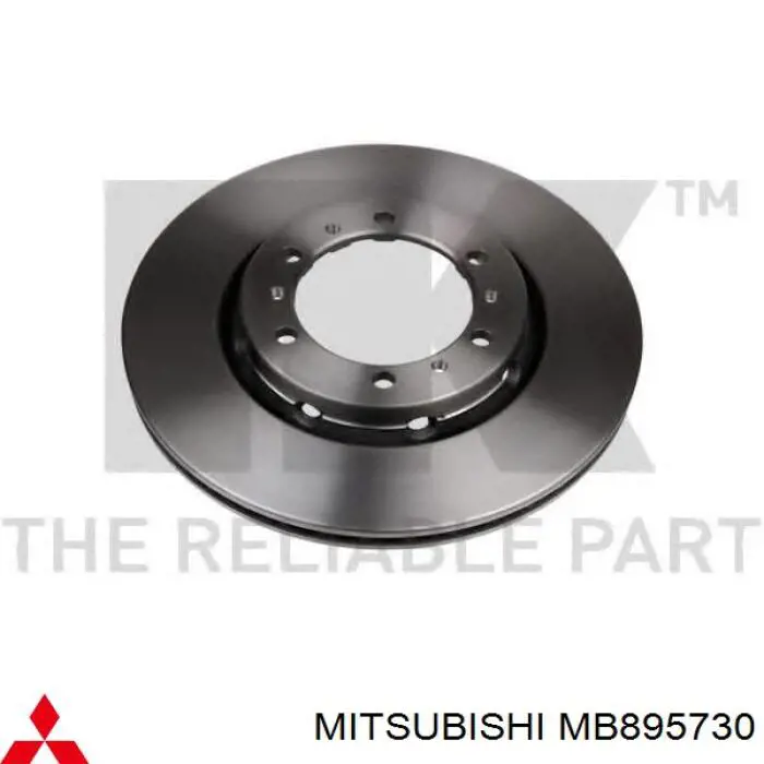 Тормоз дисковый передний Mitsubishi MB895730 цена, от 33.11 USD