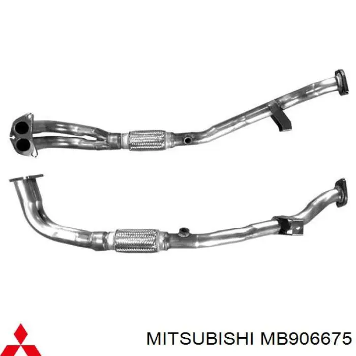 MB906675 Mitsubishi труба приемная (штаны глушителя передняя)