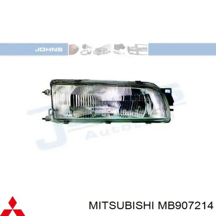 MB907214 Mitsubishi фара правая