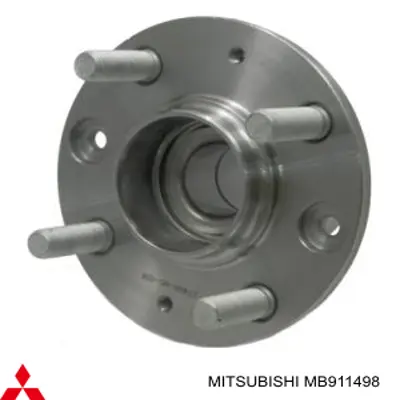 Cubo de rueda trasero MB911498 Mitsubishi