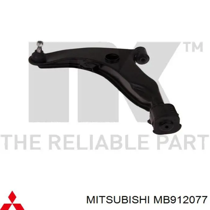 Левый рычаг передней нижней подвески Mitsubishi MB912077 цена, от 38.01 USD