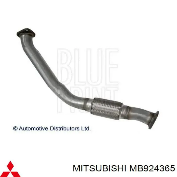MB924365 Mitsubishi Штаны глушителя передние