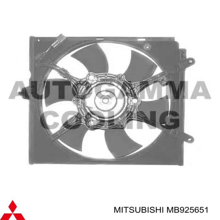 MB925651 Mitsubishi Электродвигатель вентилятора системы охлаждения