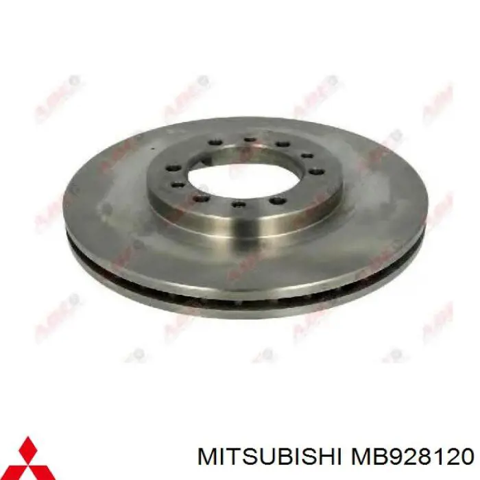 MB928120 Mitsubishi диск тормозной передний