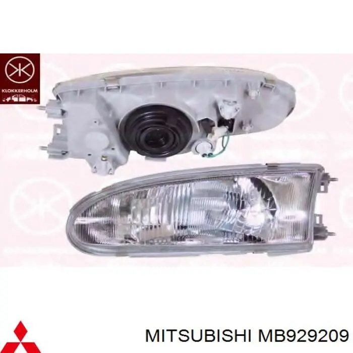 Купить MB929209 Mitsubishi Фара левая передняя