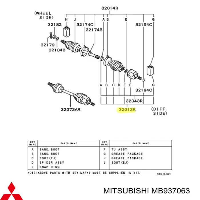  MB937063 Mitsubishi