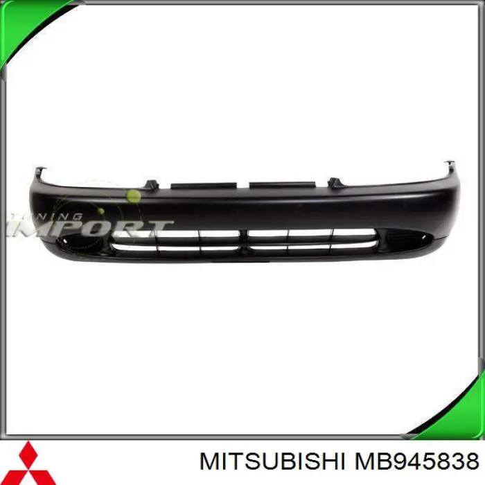 Передний бампер на Mitsubishi Mirage  
