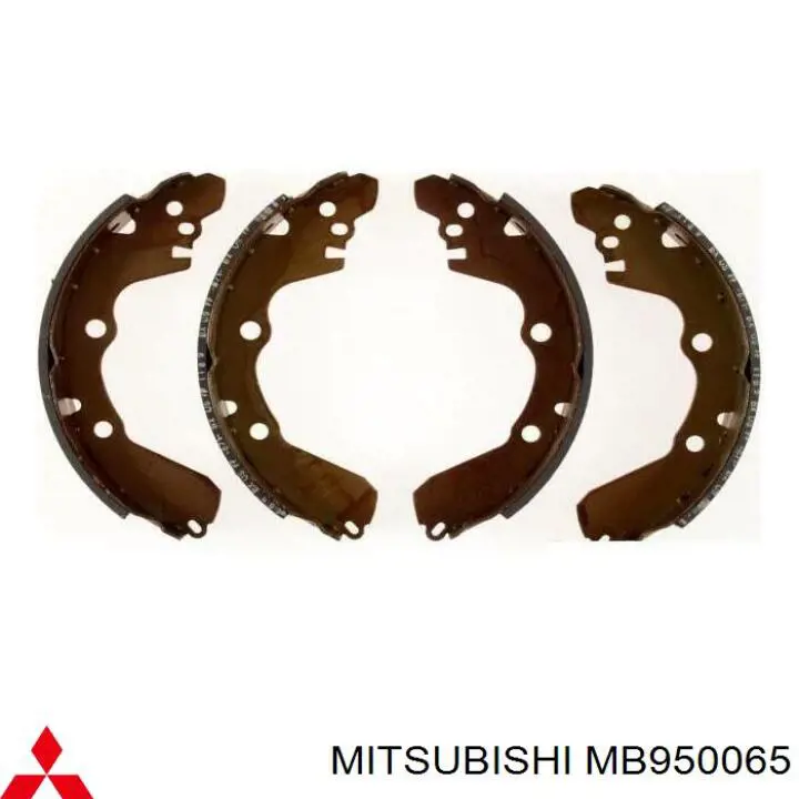 Колодки тормозные задние барабанные Mitsubishi MB950065