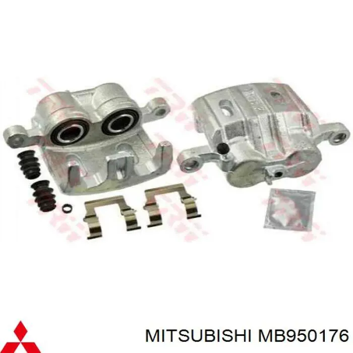 Купить MB950176 Mitsubishi Суппорт тормозной передний левый