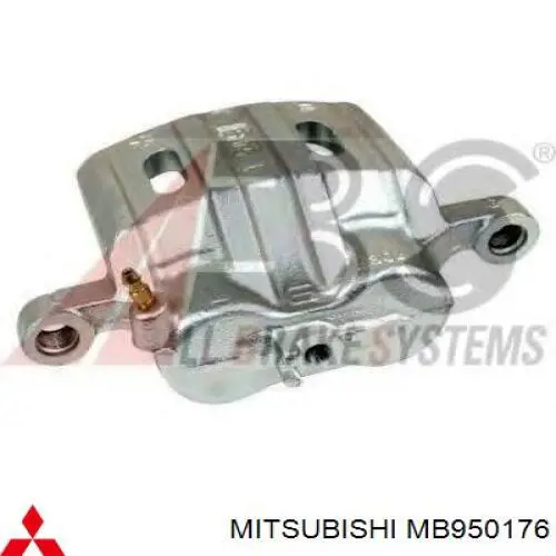 MB950176 Mitsubishi Суппорт тормозной, передний, левый