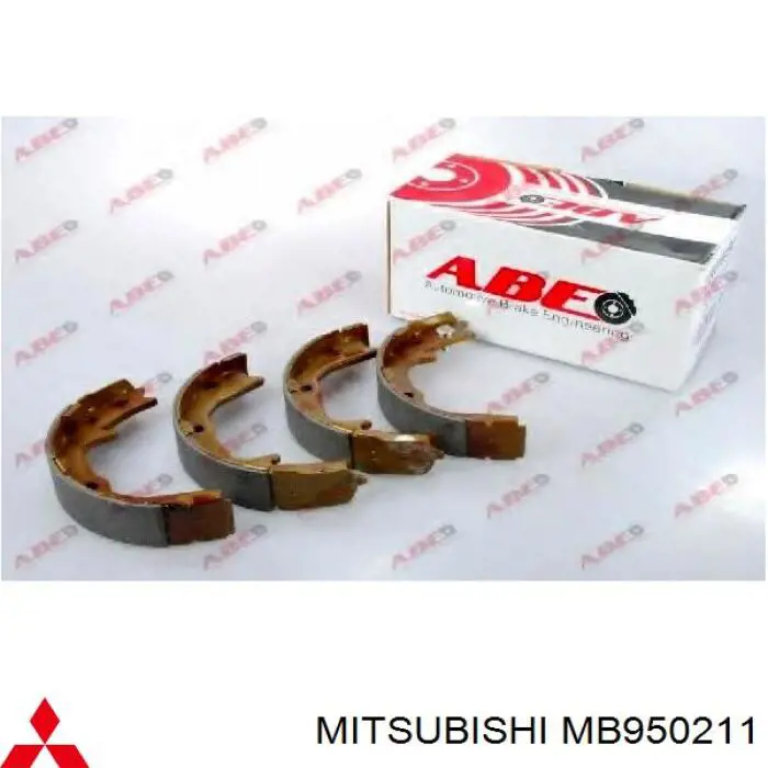 Тормоза рабочие задние ножные и тормозные барабаны Mitsubishi MB950211 цена, от 19.45 USD