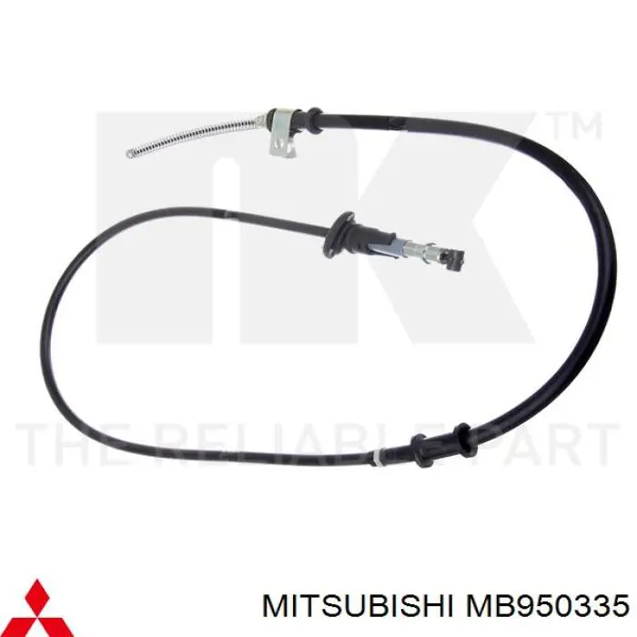 MB950335 Mitsubishi Трос ручного тормоза