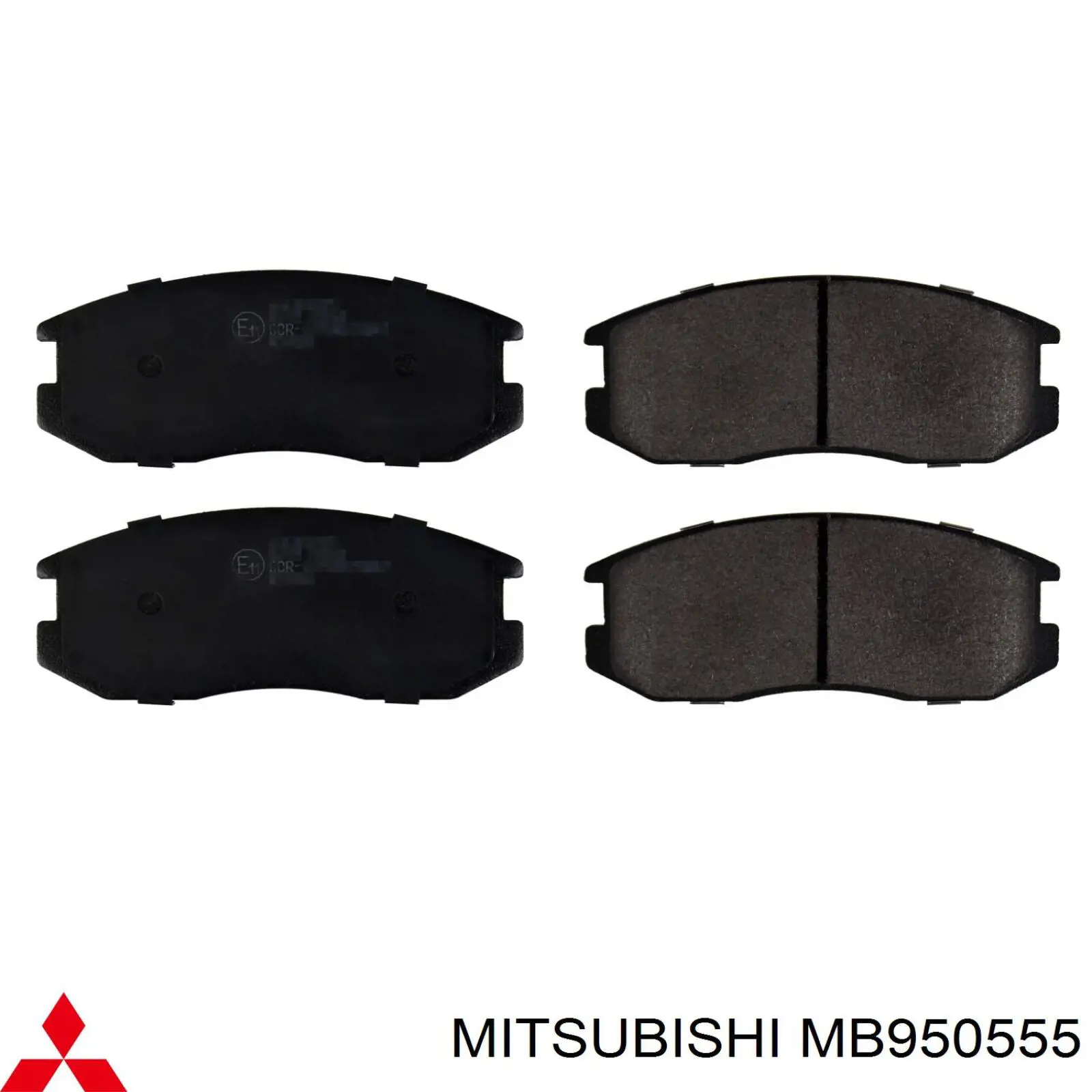 MB950555 Mitsubishi Колодки передние
