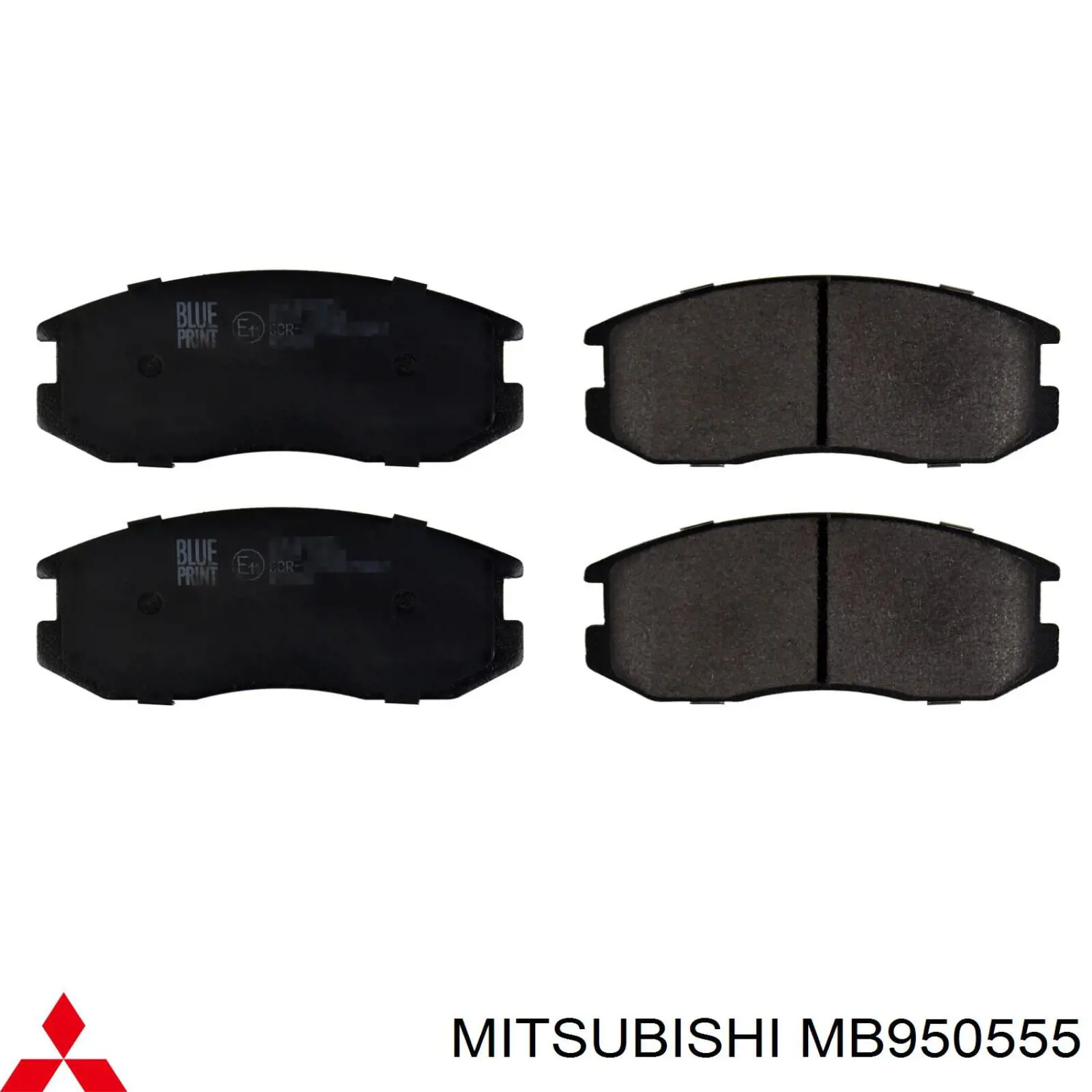 Колодки Mitsubishi MB950555 цена, от 15.26 USD