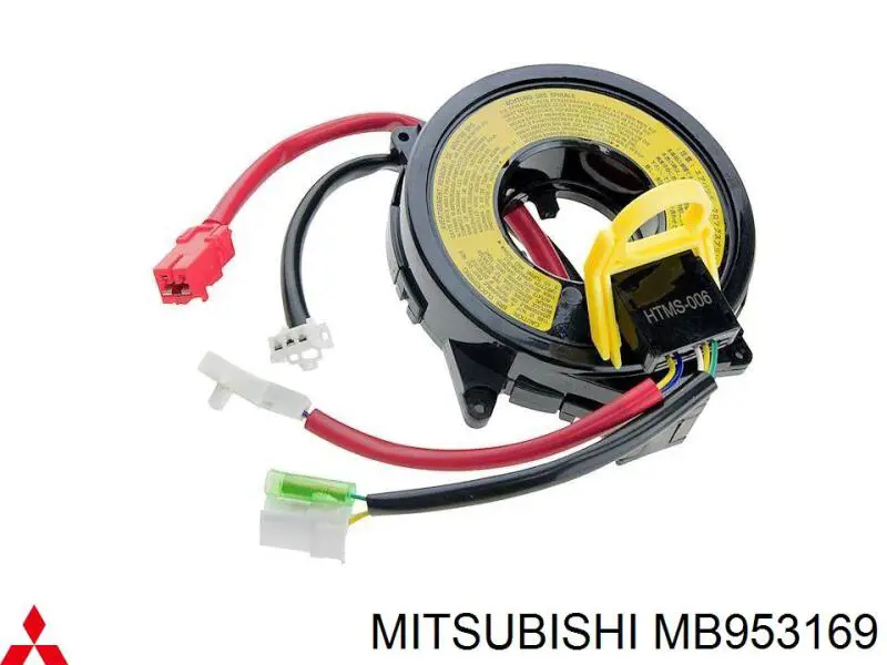 MB953169 Mitsubishi anel airbag de contato, cabo plano do volante