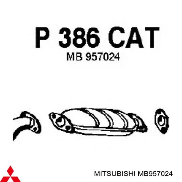 Compre MB957024 Mitsubishi Convertidor - catalisador