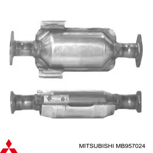 Convertidor - catalisador MB957024 Mitsubishi