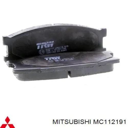 MC112191 Mitsubishi колодки тормозные передние дисковые