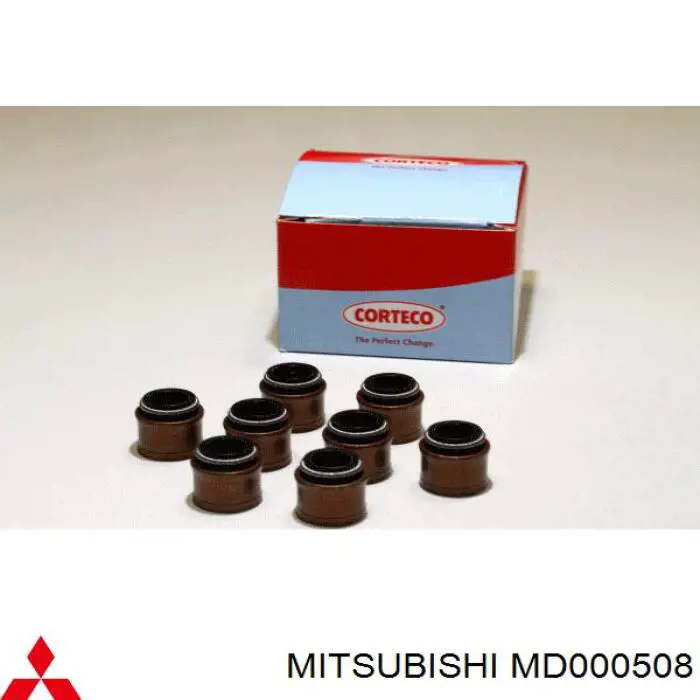 MD000508 Mitsubishi сальник клапана (маслосъемный, впуск/выпуск)