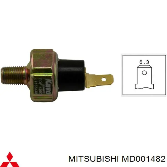 MD001482 Mitsubishi датчик давления масла