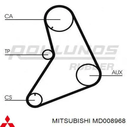 Ремень ГРМ MD008968 Mitsubishi