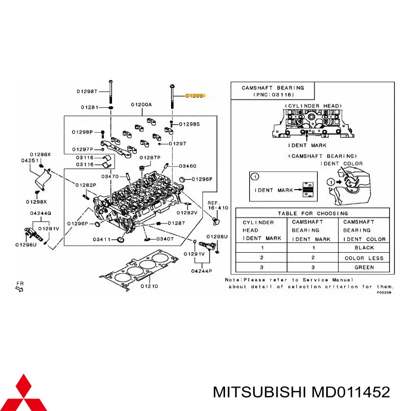 MD011452 Mitsubishi 