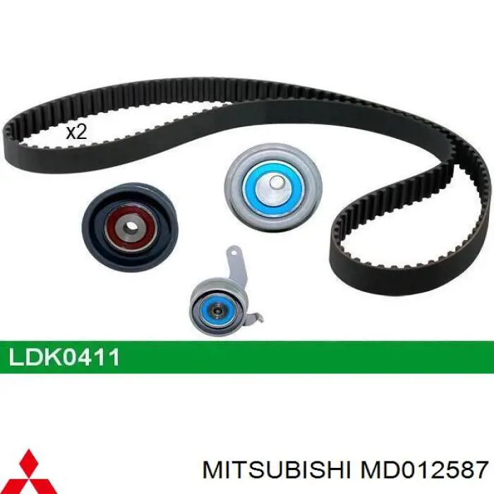 Rodillo intermedio de correa dentada MD012587 Mitsubishi