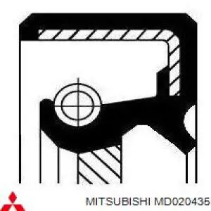 Сальник коленвала двигателя задний MD020435 Mitsubishi