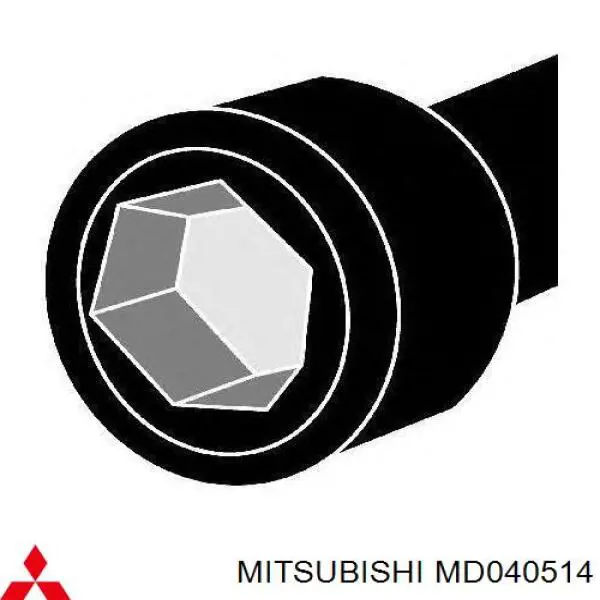 Болт головки блока цилиндров (ГБЦ) Mitsubishi MD040514