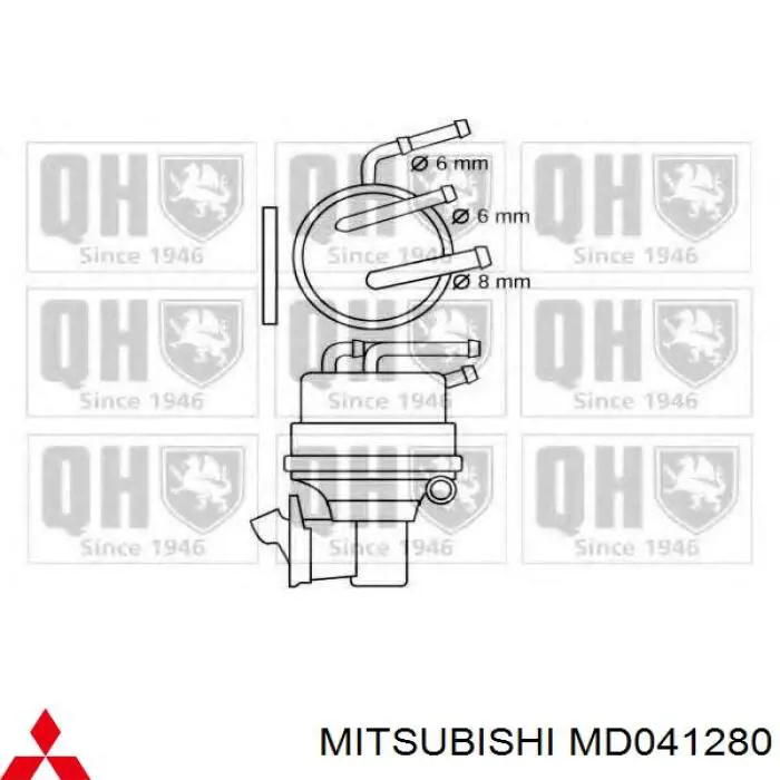 Механический топливный насос MP768 Kyosan