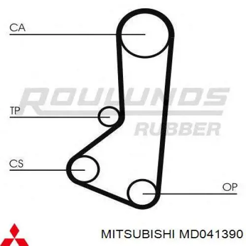 Correa distribucion MD041390 Mitsubishi