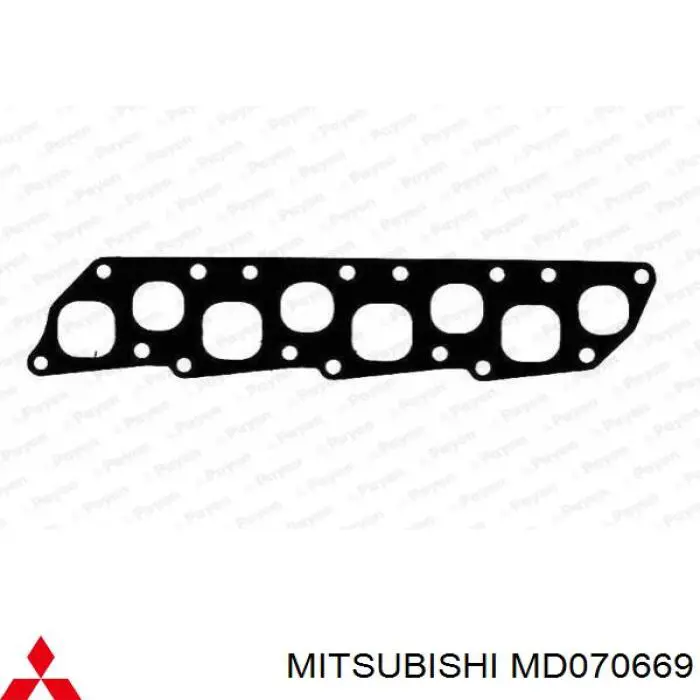 Прокладка коллектора впускного/выпускного совмещенная на Mitsubishi Colt III 