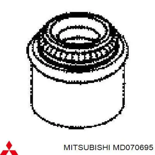 Sello De Aceite De Valvula (Rascador De Aceite) Entrada/Salida MD070695 Mitsubishi