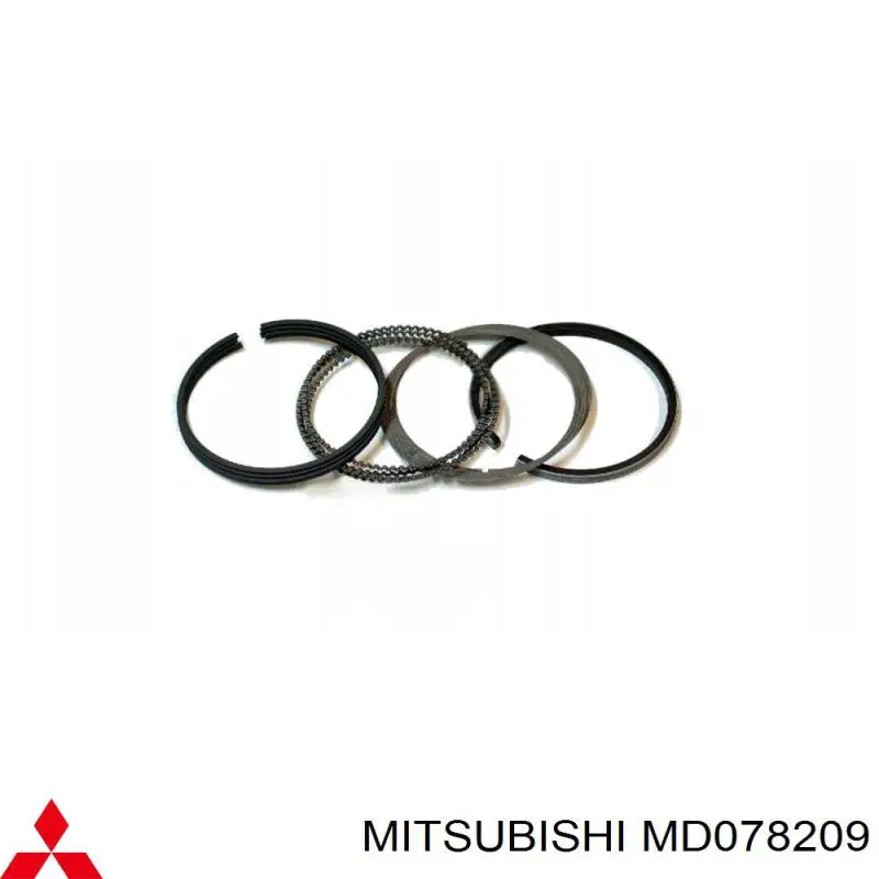 MD136692 Mitsubishi kit de anéis de pistão de motor, std.