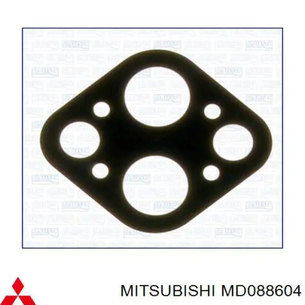 Прокладка EGR-клапана рециркуляции на Mitsubishi Space Gear PA, B, DV, W