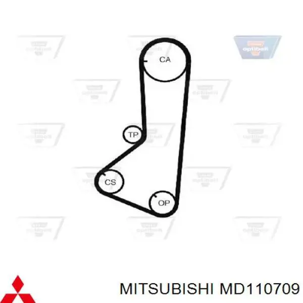 Ремень ГРМ MD110709 Mitsubishi