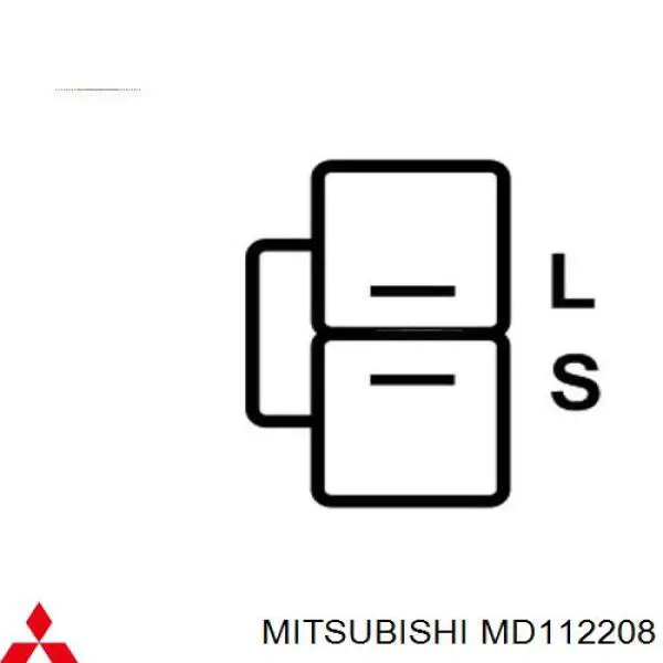 Автомобильный генератор Mitsubishi MD112208 цена, от 962.08 USD