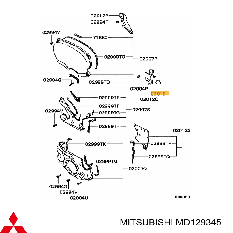 MD129345 Mitsubishi 