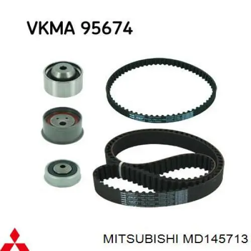 Зубчатый ремень Mitsubishi MD145713 цена, от 25.66 USD