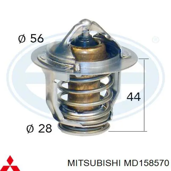 Termostato, refrigerante MD158570 Mitsubishi